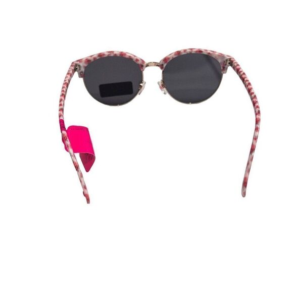 Betsey Johnson Sunglasses Women’s‎ Pink Floral Round White Pin Up Retro Novelty main image 6